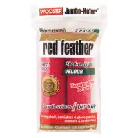 Мини-валик малярный JUMBO-KOTER® красный ворс( набор 2 шт.)