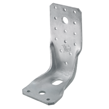 Угловой соединитель   с прорезью KR L13,5 мм, 95 x 88 x 65 x 4,0 мм -25шт