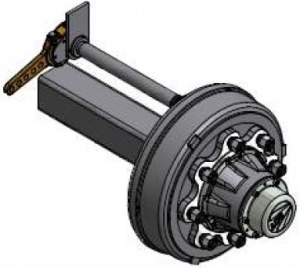Полуось ADR  S90TD1TG005 (тормозная)