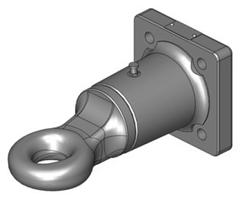 Петля сцепная с фланцем поворотная Scharmuller 00.652.43.0-A02