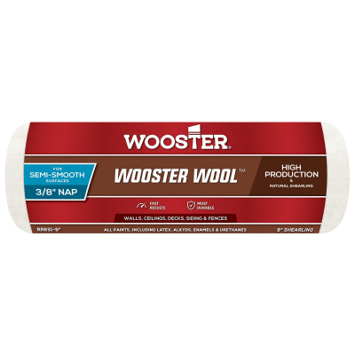 Малярный валик из натуральной овчины WOOSTER WOOL™ RR631-9 полугладкий