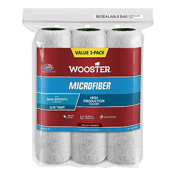 Валик малярный из микрофибры - MICROFIBER 3-PACK (3 шт) R527-9
