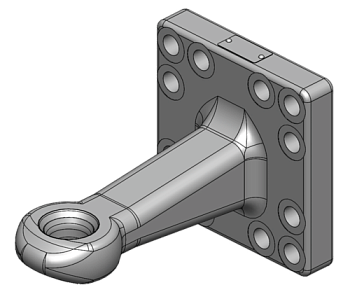 Петля сцепная с фланцем  Scharmuller 665.21.0-A02
