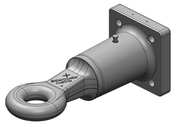 Петля сцепная с фланцем поворотная Scharmuller 00.652.620.0-A02