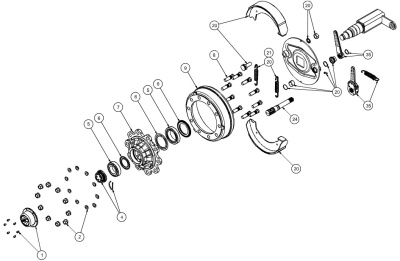 Ось ADR BPS3UF1TG007