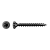 Шуруп (саморез) 3.0х30 (оцинк с покрытием Blax, потайная головка, полная резьба,T-STAR plus, бита T20, наконечник 4CUT) 200 штук 