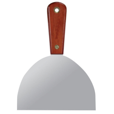 Шпатель из нержавеющей стали Warner 10741 с ручкой из красного дерева- 6″ (15,24 см)