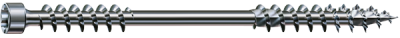 Шуруп (саморез) SPAX-Iso, 10 x 260 мм 50 штук/уп (оцинк., цилиндрическая головка,T-STAR plus T50,4CUT, WIROX, крепежная резьба) 
