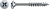 Шуруп (саморез) 5.0х110 (оцинк, потайная головка, неполная резьба, шлиц PZ,  наконечник 4CUT, бита Z2, Wirox A9J) 200 штук  