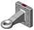 Петля сцепная с фланцем жесткое кольцо D=50mm (усиленное) Scharmuller 00.665.42.0-A02