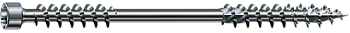 Шуруп (саморез) SPAX-Iso, 10 x 200 мм 50 штук/уп (оцинк., цилиндрическая головка,T-STAR plus T50,4CUT, WIROX, полная резьба) 