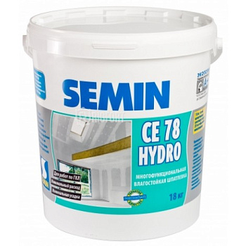 Шпатлевка влагостойкая многофункциональная Semin СЕ 78 HYDRO