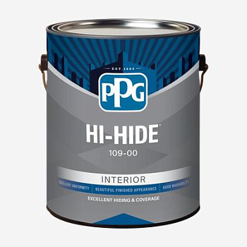Краска акрил-латексная PPG HI-HIDE® Interior Acrylic Latex, Semi-gloss (полу-глянцевая)