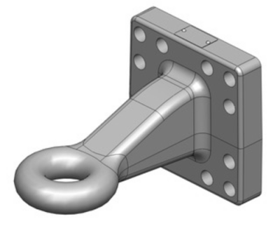 Петля сцепная с фланцем Scharmuller 00.665.43.1-A02