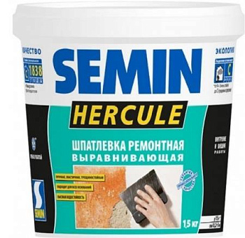 Шпатлевка выравнивающая влагостойкая Semin HERCULE