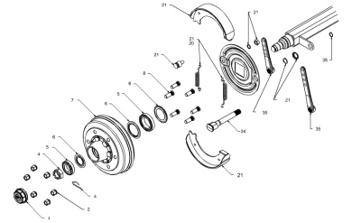 Ось ADR A70MA6FC094