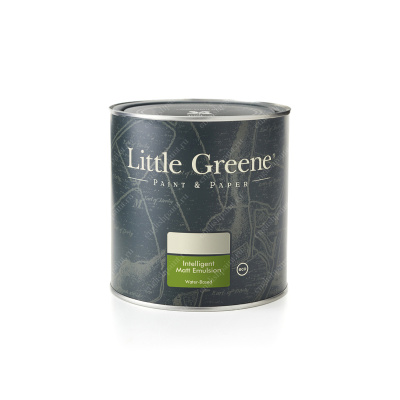 Матовая самогрунтующаяся моющаяся краска Little Greene для стен и потолков Intelligent Matt, 1 л