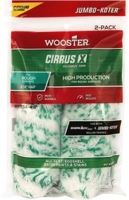 Мини-валик малярный CIRRUS X ™ JUMBO-KOTER (набор 2 шт.) с закрытым краем