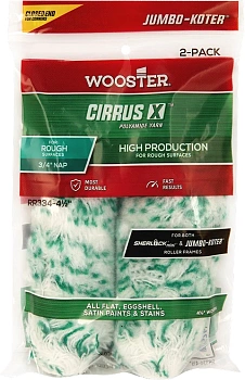 Мини-валик малярный CIRRUS X ™ JUMBO-KOTER (набор 2 шт.) с закрытым краем
